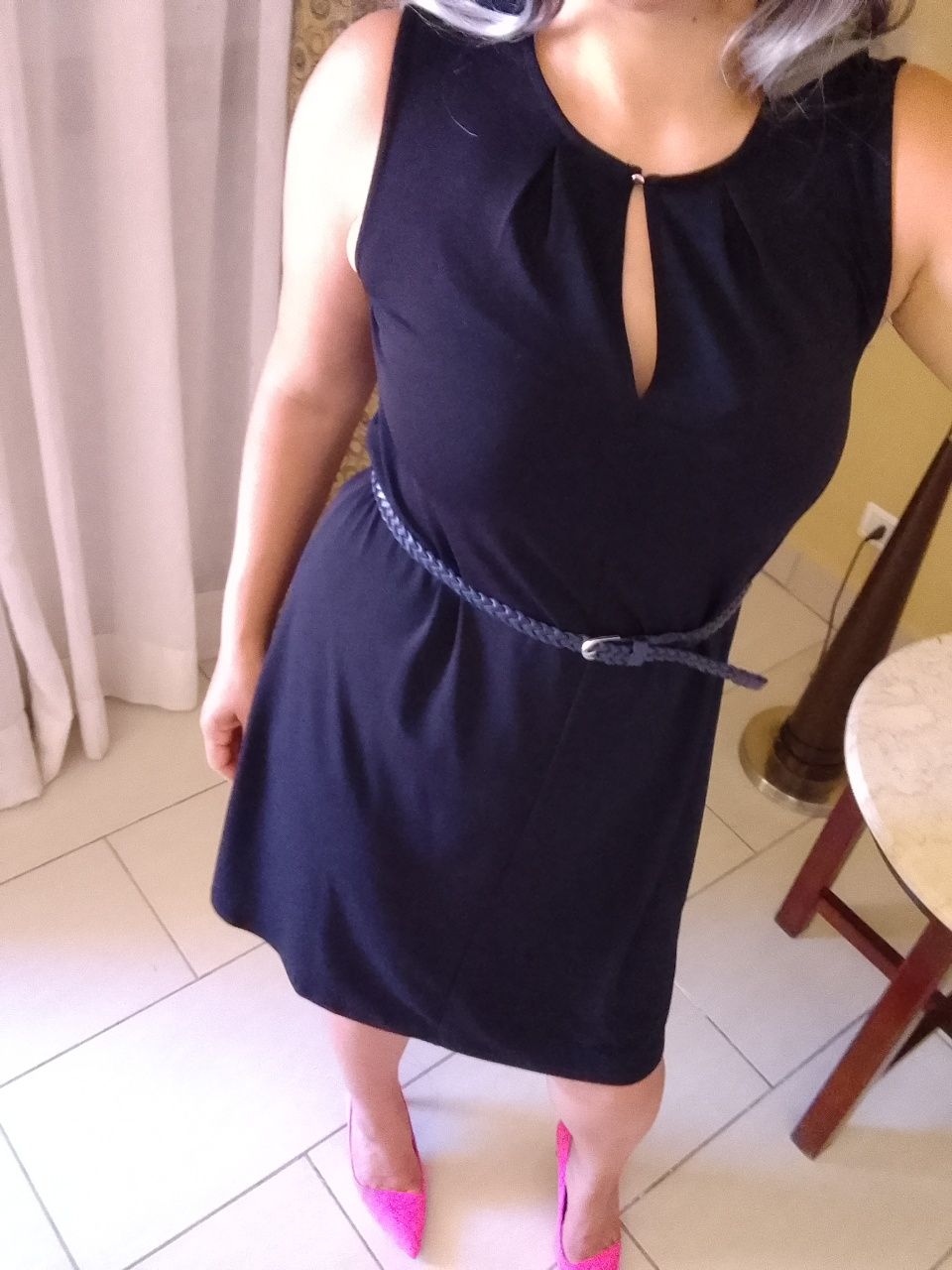 Sukienka z paskiem S 36 H&M