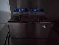 Fritadeira Profissional Dupla com 2 Cubas 6 litros