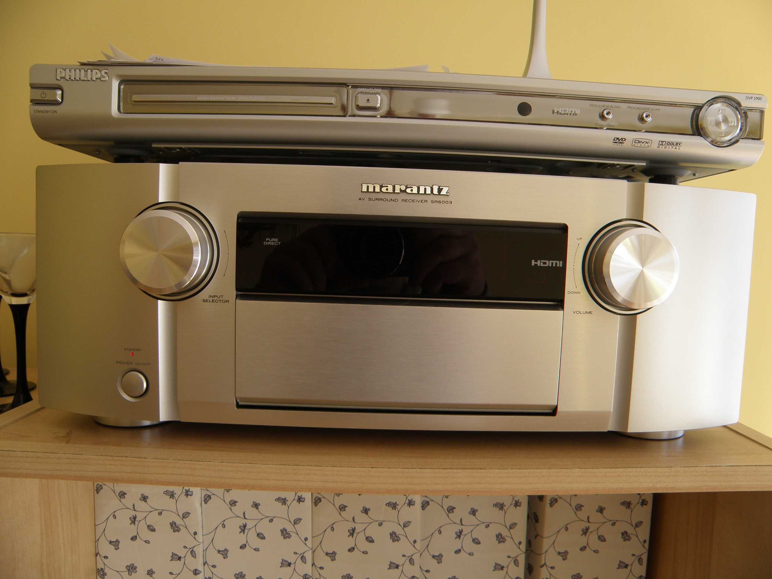 Amplituner Marantz SR 6003 stan idealny z pilotem