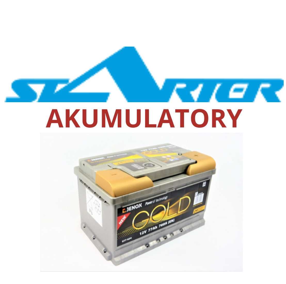 Akumulator JENOX GOLD 77Ah 760A Sandomierz