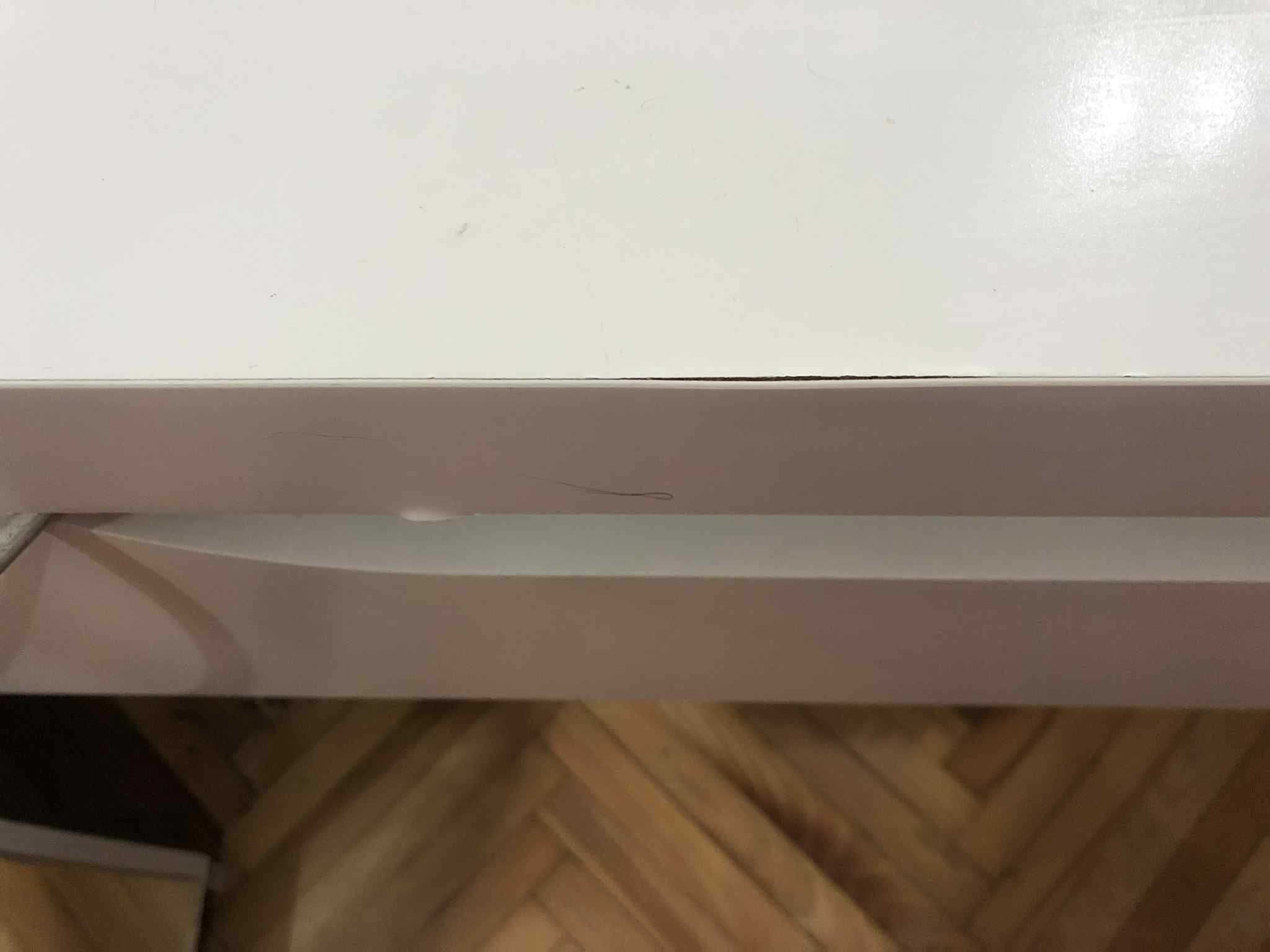 IKEA MALM Biurko z wysuwanym panelem, 151x65 cm