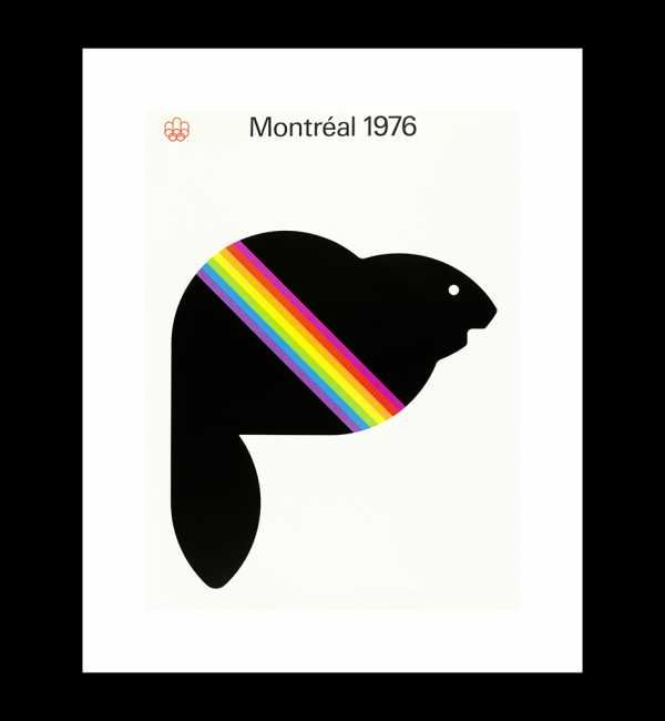 Plakat bez Ramy, Montreal 1976 - Plakat Olimpijski 1