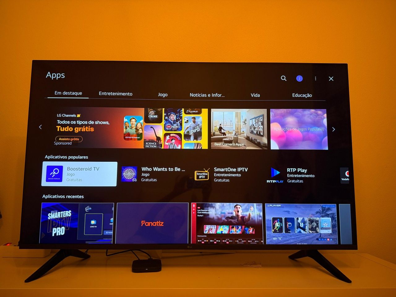 Smart TV LG UHD 4K 50 polegadas