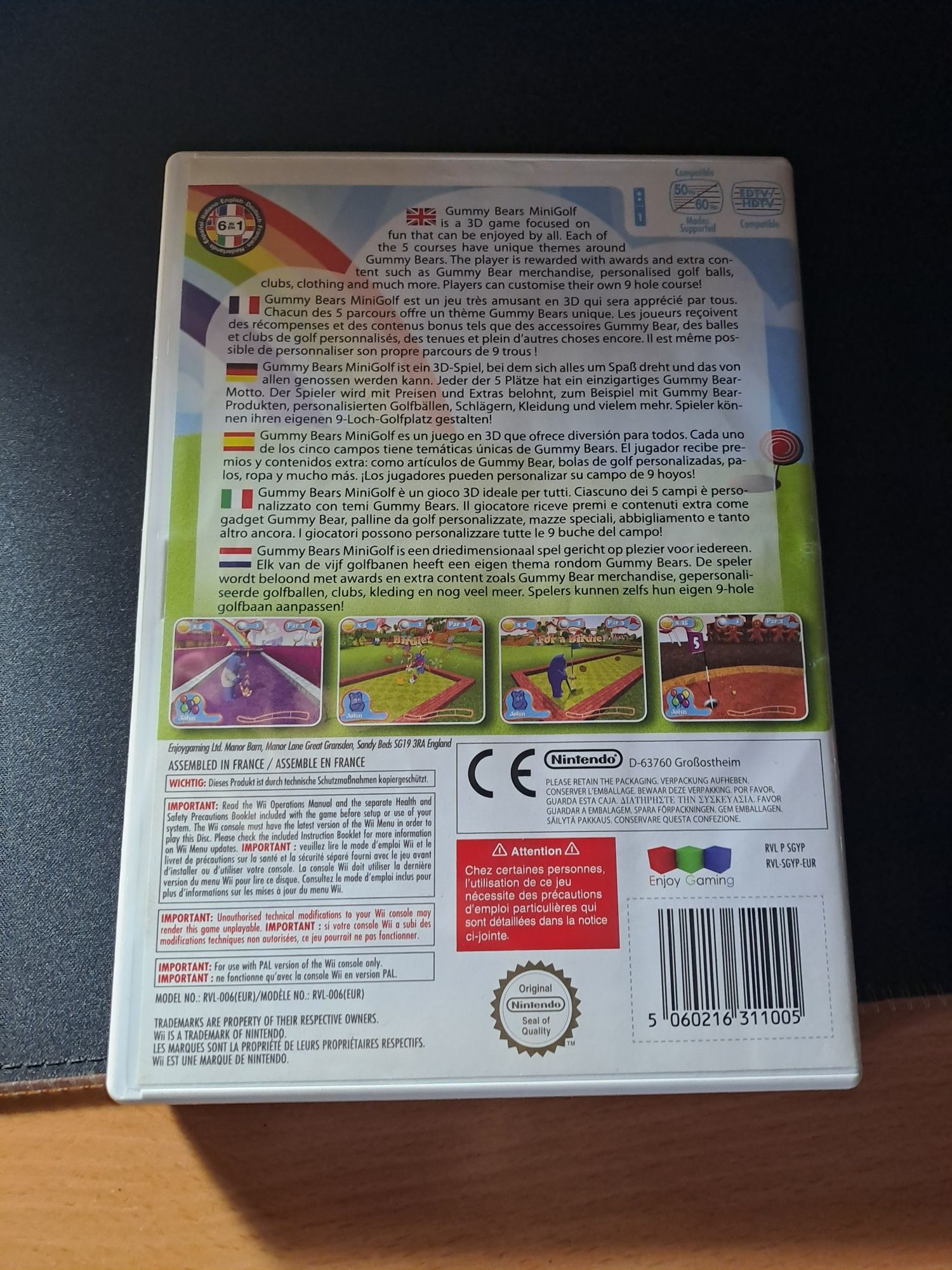 Jogo Gummy Bears wii