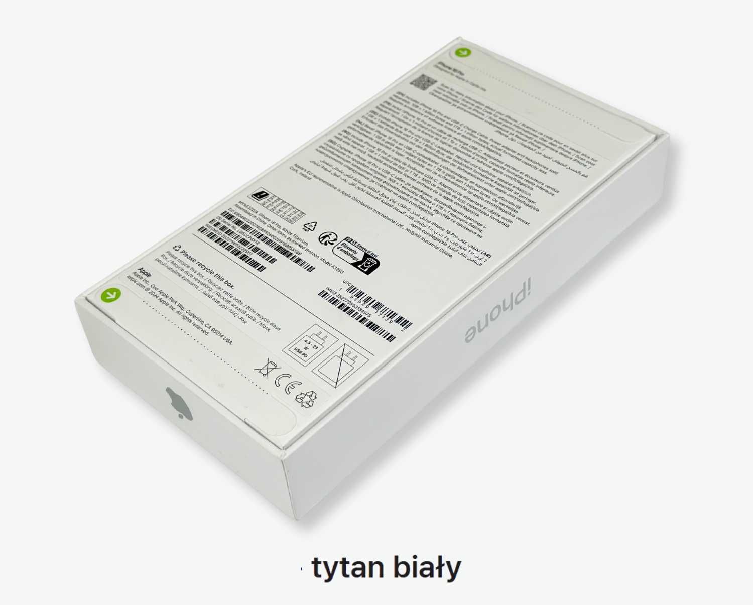iPhone 16 Pro Max 256GB Tytan Biały 4900zł Żelazna 89