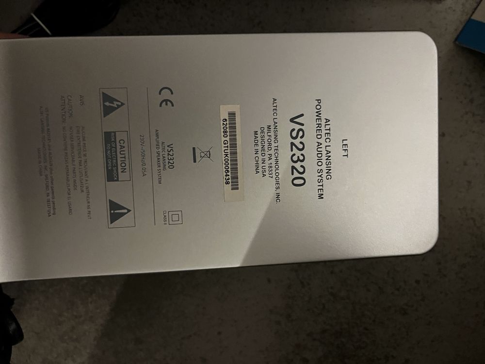 głośniki altec dwa przewodowe