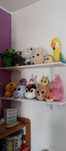 Peluches frutas e animais
