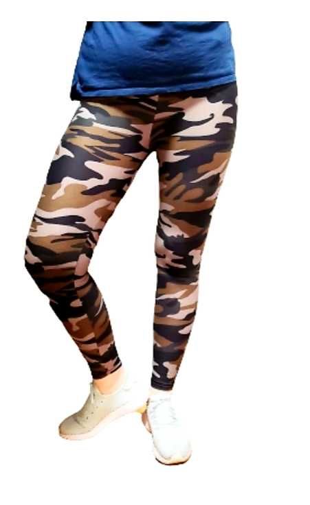 2X LEGINSY LEGGINSY damskie moro rozmiary XL/XXL lub 3XL/5XL