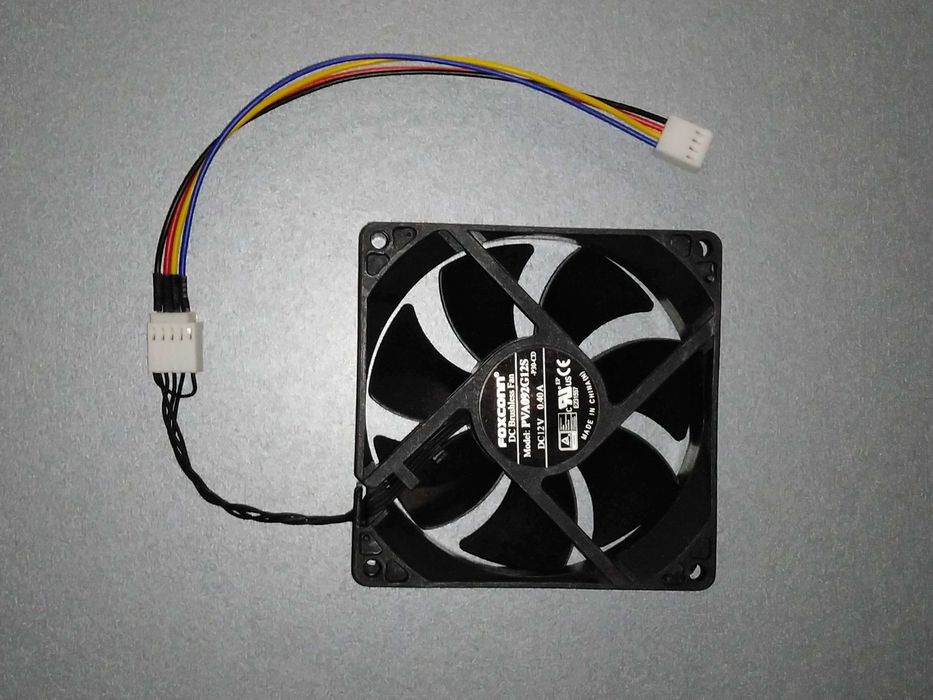 Вентилятор FOXCONN PVA092G12S 12В PWM 4P/5P 0.40A 3800 об/мин (кулер)