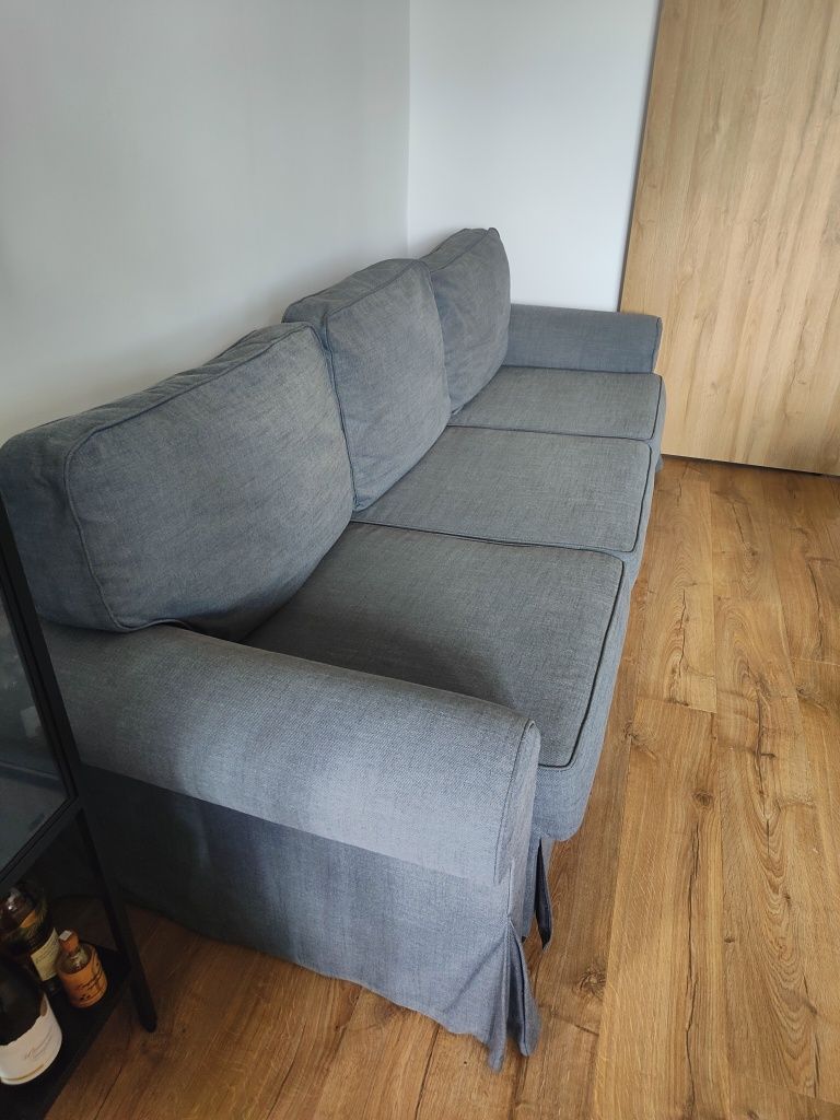 Sofa 3 osobowa  Ikea VRETSTORP rozkładana, funkcja spania, pojemnik na