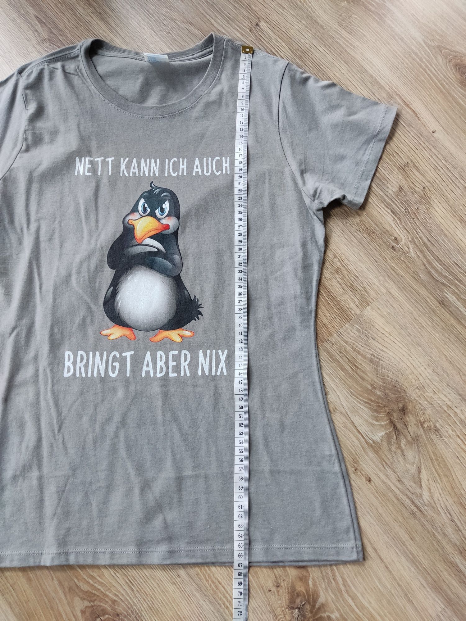 Koszulka t-shirt damska rozmiar M z nadrukiem bawełna