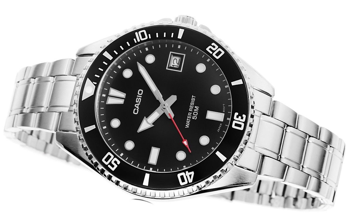 zegarek męski casio mdv-10d-1a1vef + box