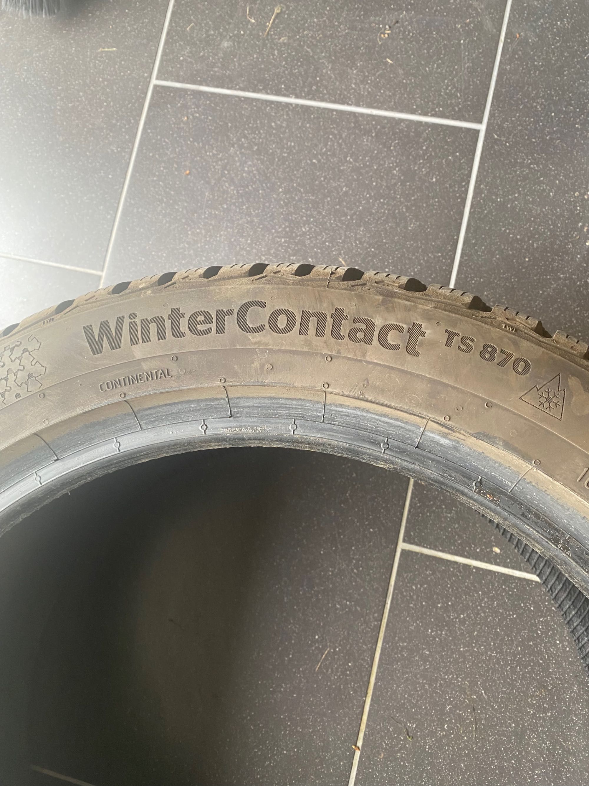 2x Opony zimowe Continental WinterContact TS870 225/45R17 12.2024 bdb