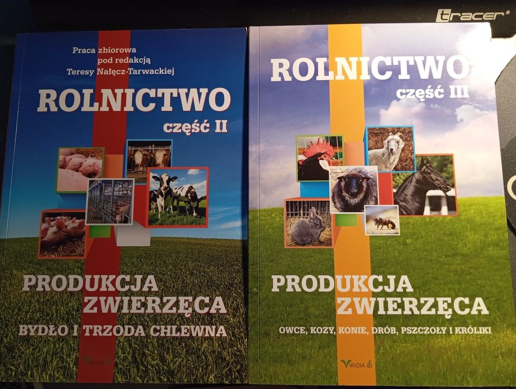 Podręcznik Rolnictwo cz 2 i 3 technikum weterynaryjne