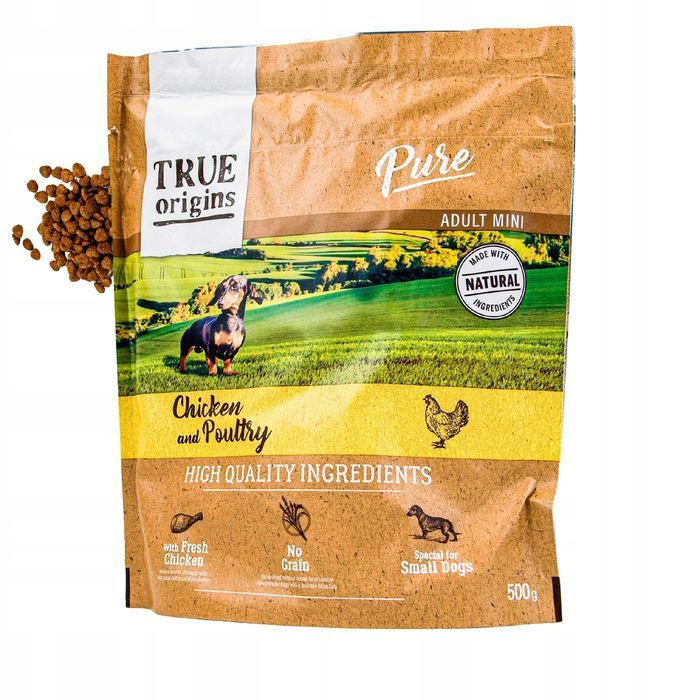 Sucha Karma Premium Dla Psa Bezzbożowa Kurczak 3 X 500G True Origins