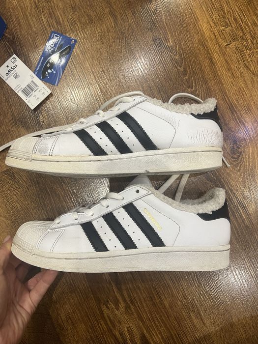 Adidas superstar зимові утеплені оригінал