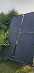 Panel solarny na stojaku aluminiowym