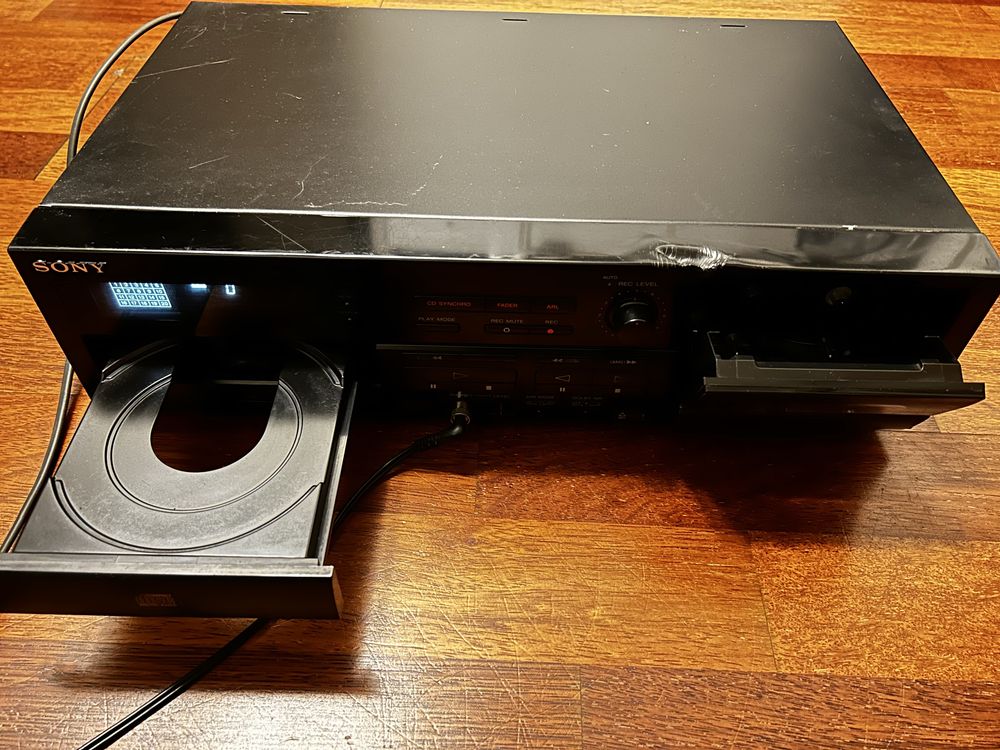 Sony TXD-R11 combo CD/Tape sprawny