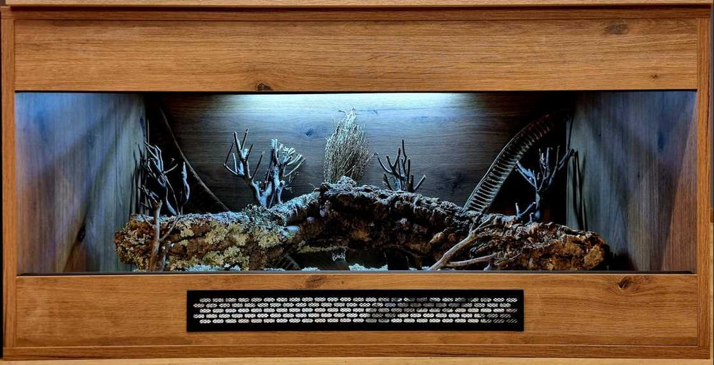 Terrarium 100x50x50 dla węża pytona jaszczurki agamy gekona