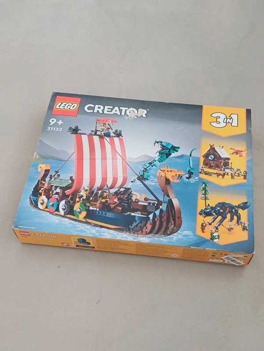 31132 LEGO Creator 3-Em-1 Navio Viking Serpente de Midgard