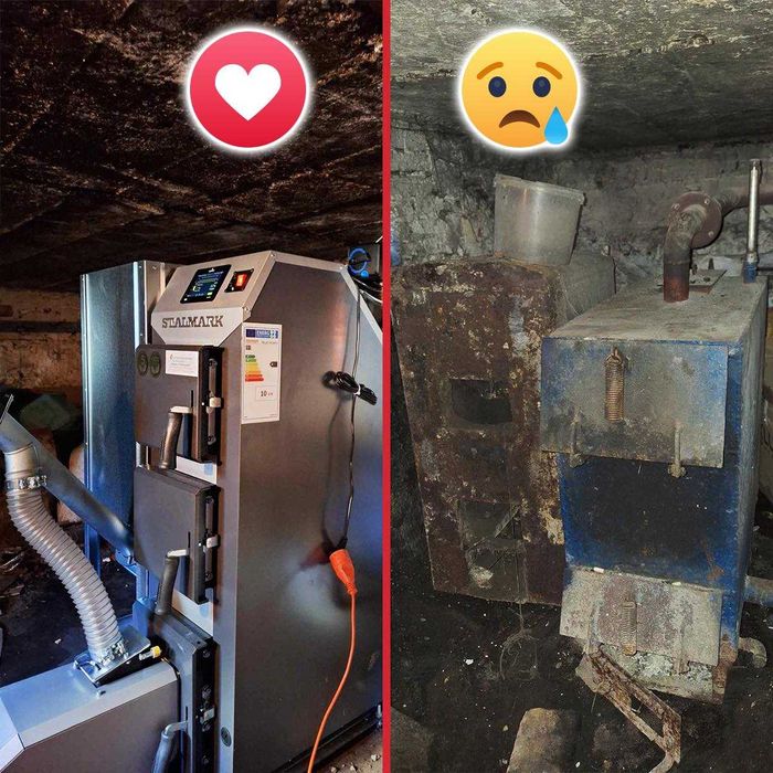 Piec, Kocioł 5 klasy, na pellet drzewny, zgazowujący drewno