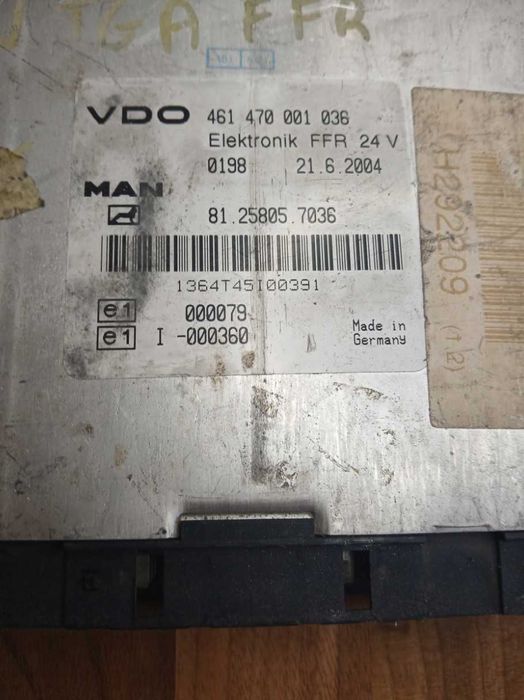 moduł sterownik ffr vdo Man tga 26.390 Man 00-07r