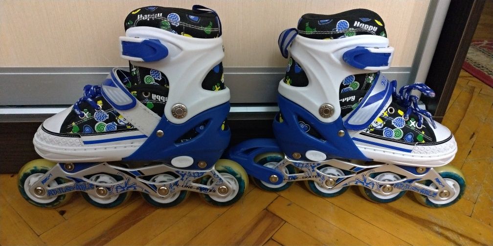 Роліки бігові,In line skates,34-39 розмір,б/у