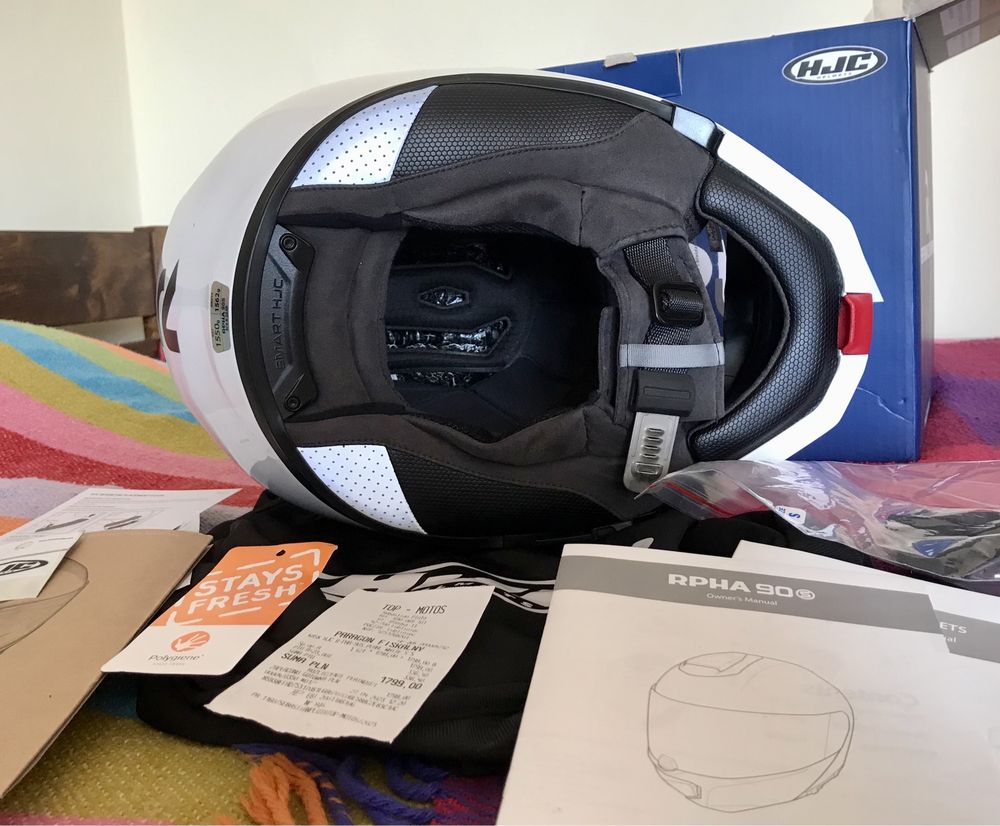 Kask szczękowy HJC RPHA 90s rozm. S, niska waga, stan bdb