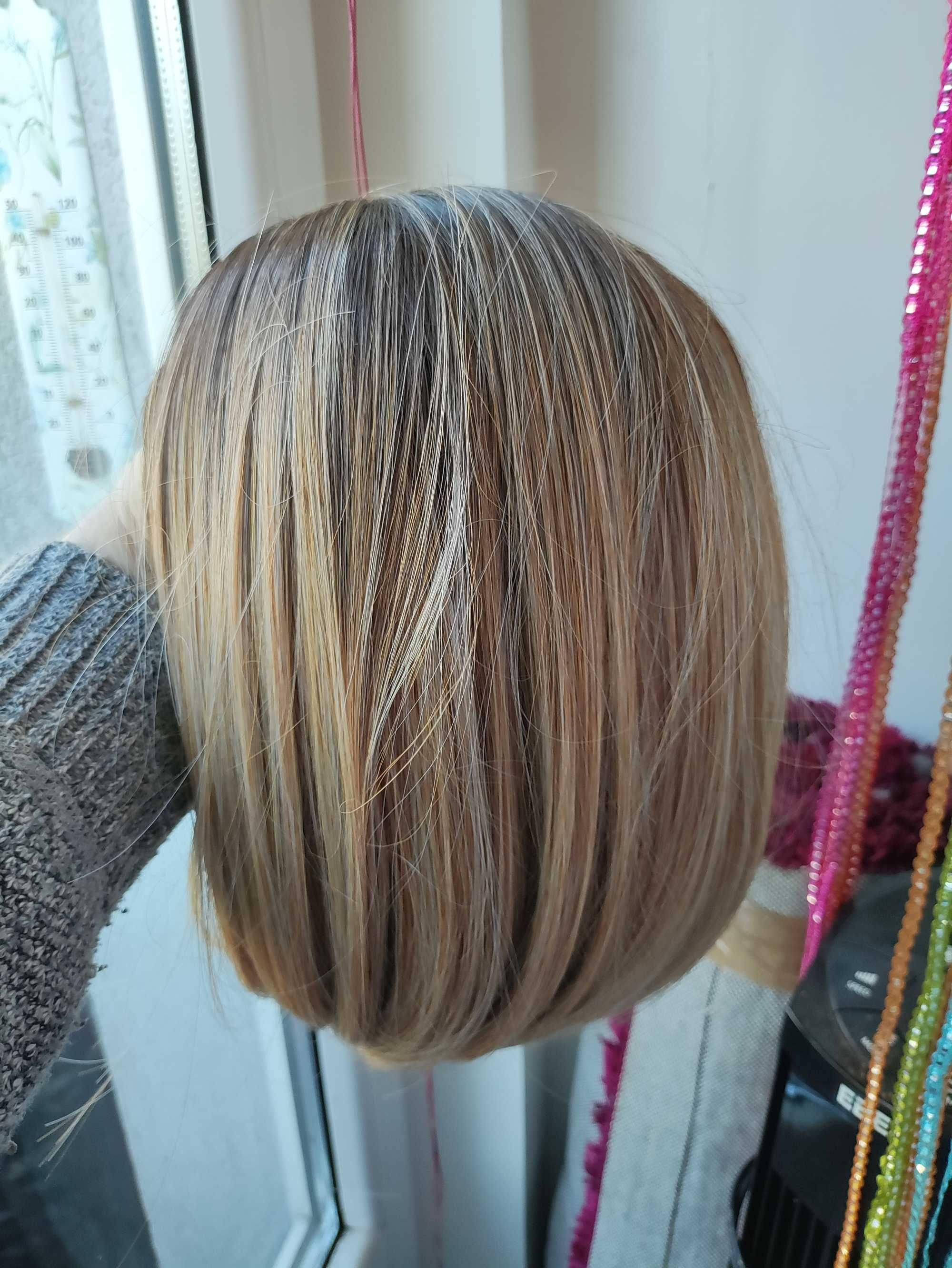 Peruka dla Kobiet Damska długie włosy ciemny blond