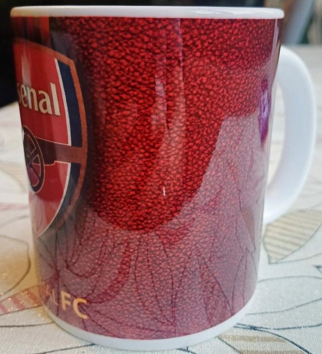 Nowy kubek Ceramiczny Arsenal FC prezent dla kibica piłki nożnej