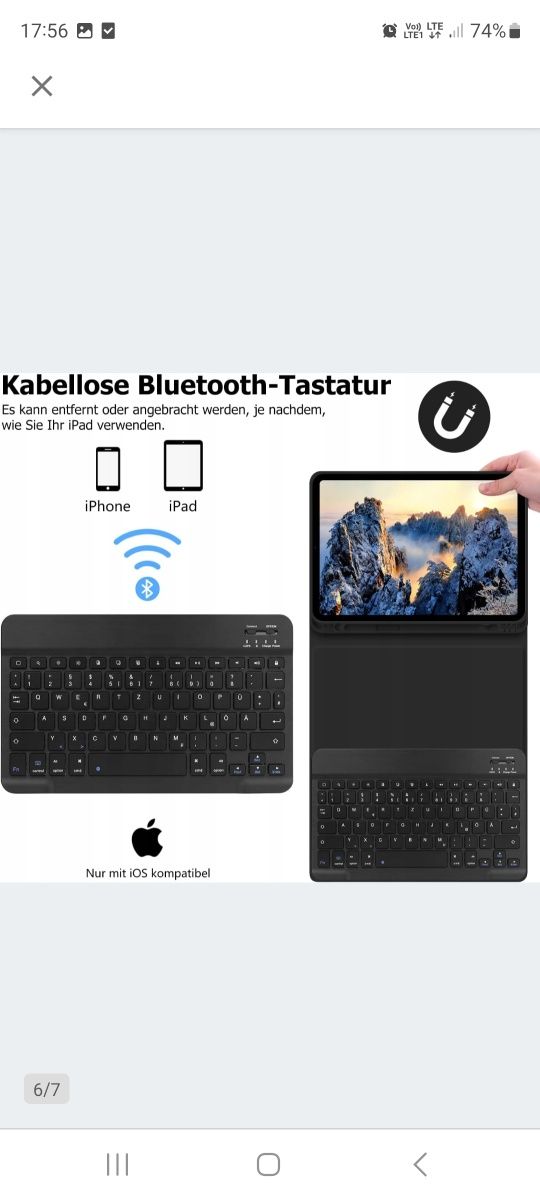 Etui z klawiaturą GOOJODOQ iPad 10.2
