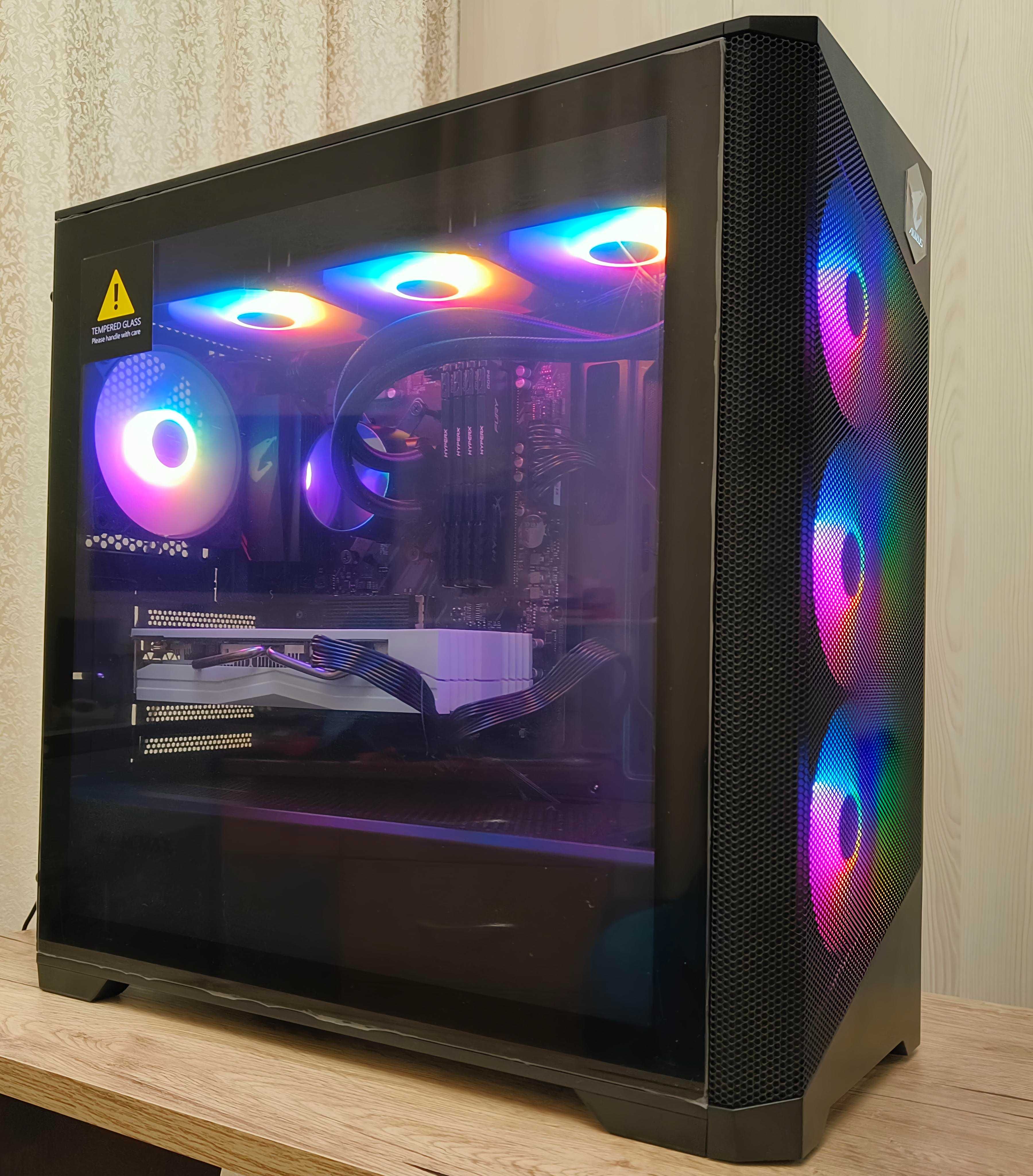 Новый  пк AMD Ryzen 7 5700x  8 ядер  DDR4 64GB  Kingston M.2 2280 1TB