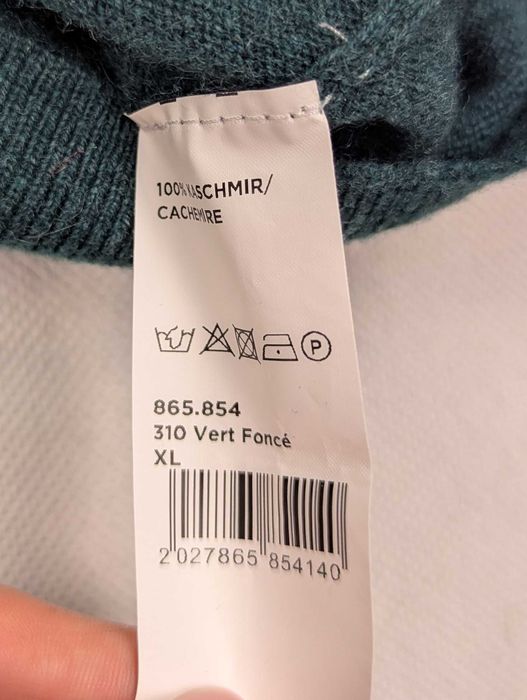 Maddison zielony sweter 100% kaszmir XL