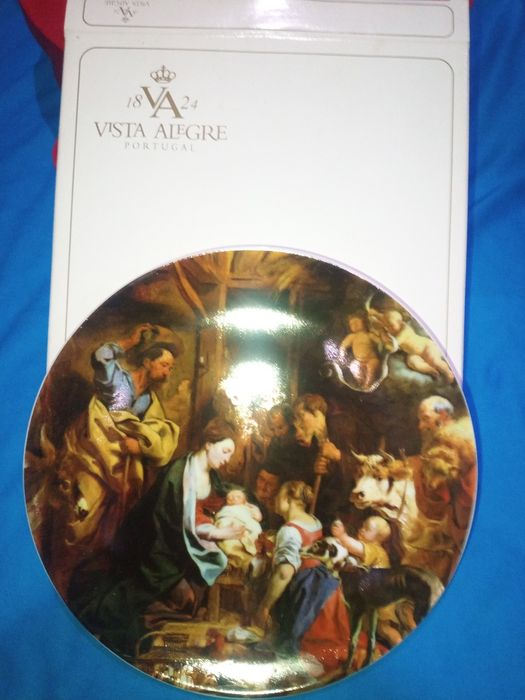 Prato decorativo natal vista alegre