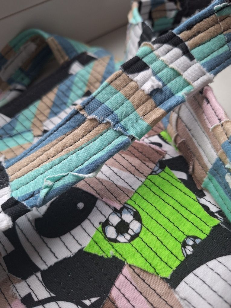 Patchworkowa patchwork torba torebka mala damska HANDMADE ręcznie szyt