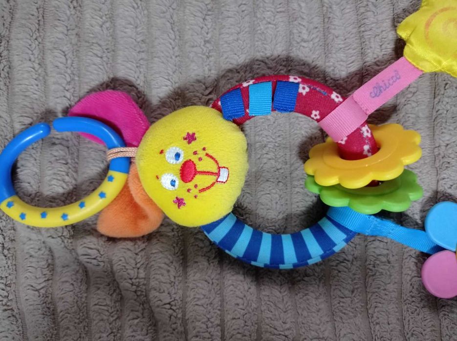 Chicco мягкая погремушка грызунок подвеска на кроватку коляску люльку