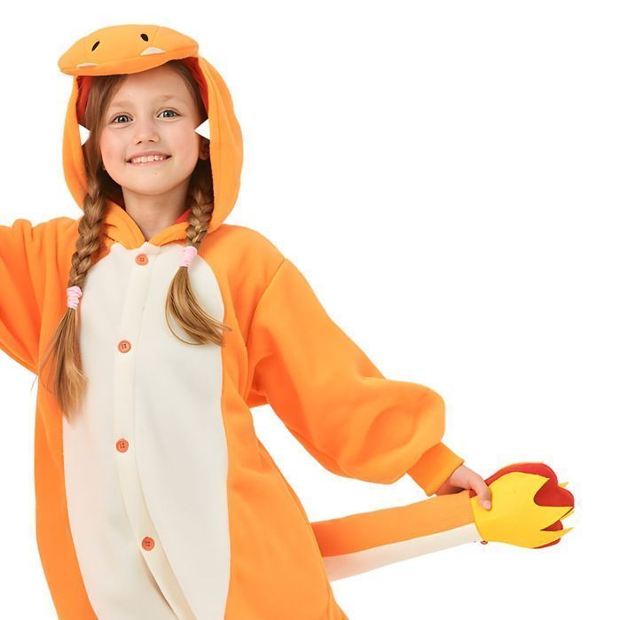 Piżama Onesie Kigurumi Kostium Przebranie Charmander Dzieci 95-105cm