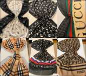 Szalik damski cienki Karl Lagerfeld Chusta Burberry Premium