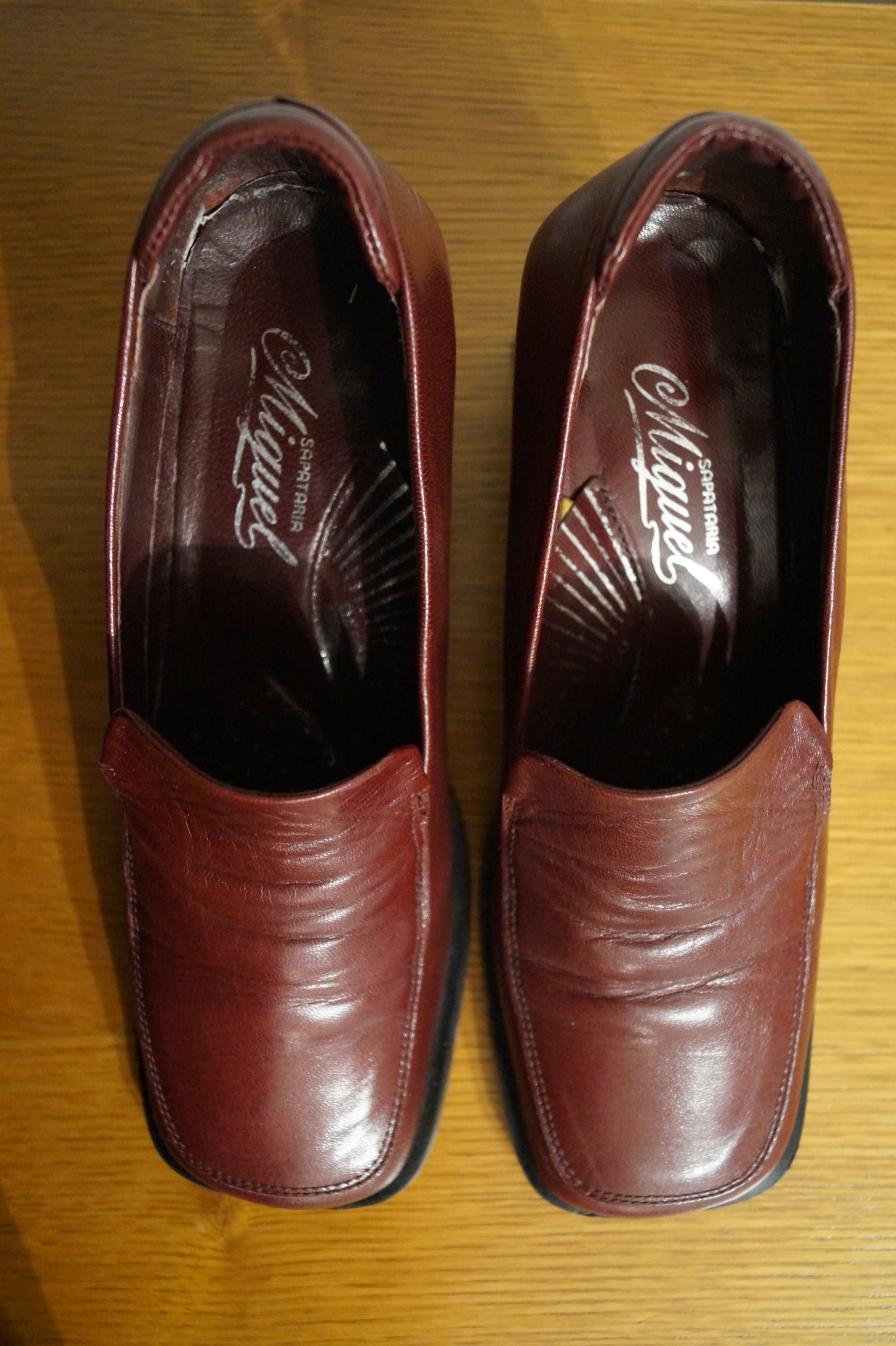 Sapatos Retro Bordeaux