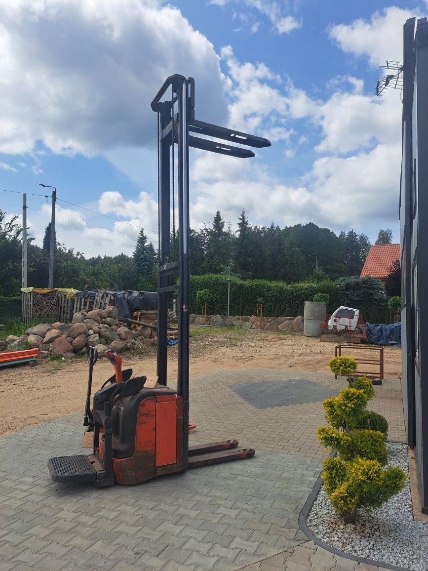 Wózek wysokiego skladowania, sztaplara linde l16  paletowy paleciak ju