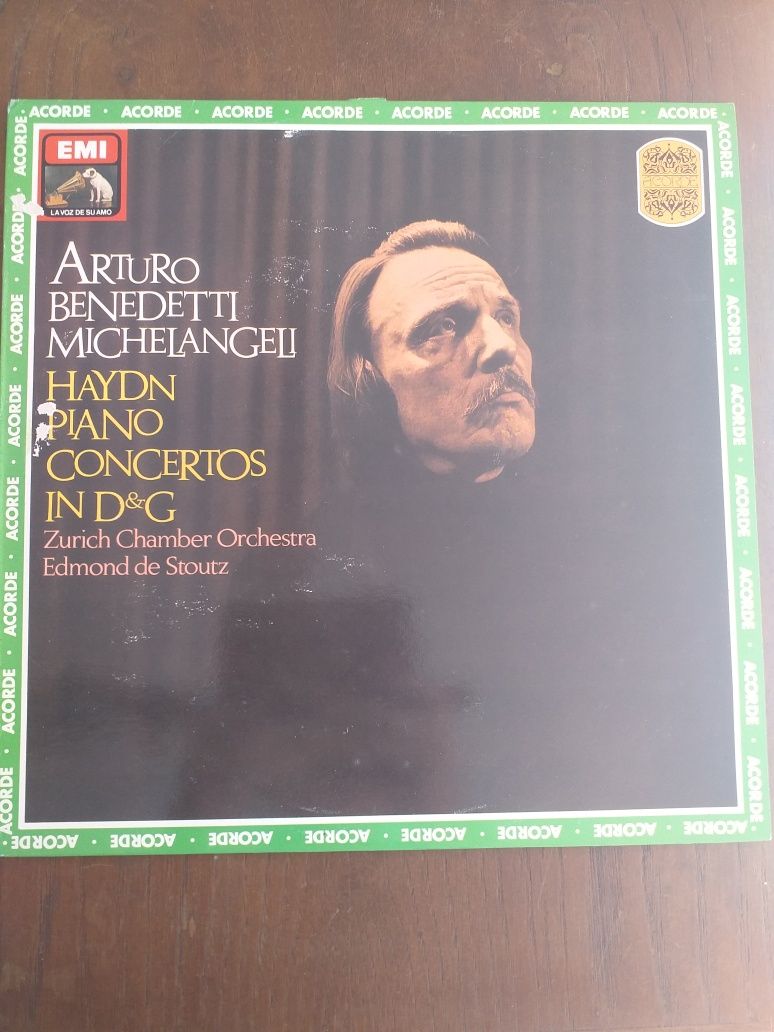 LP Música clássica Arturo Benedetti