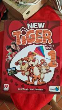 Livro escolar inglês New tiger 1 NOVO