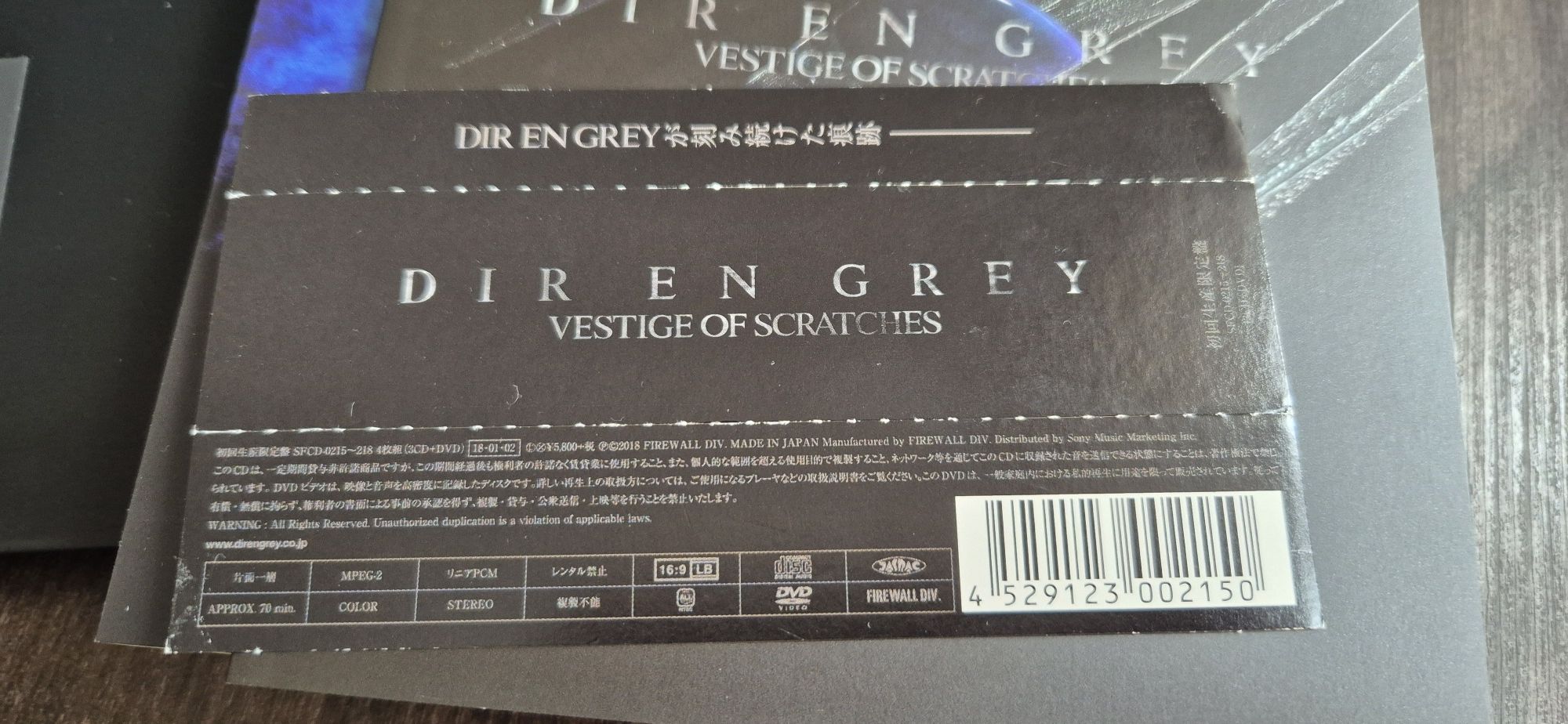 DIR EN GREY / Vestige of Scratches / jrock visual kei / Kyo sukekiyo