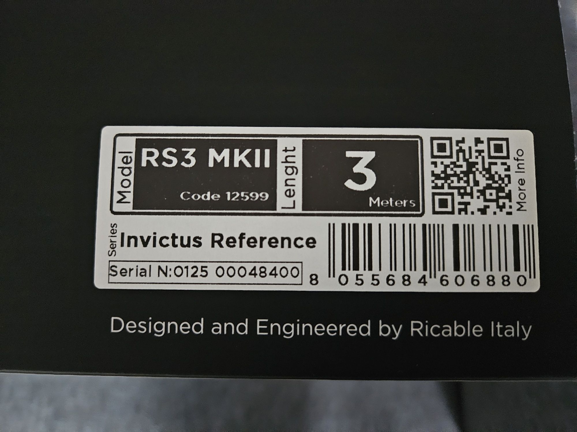 Kable głośnikowe Ricable Invictus Reference mk2 2×3m