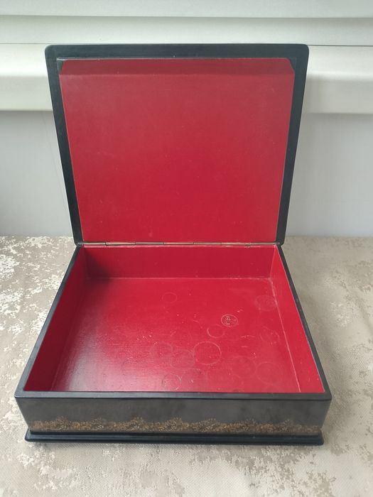 Шкатулка Палех 1957г Автор Рыгин