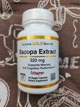 California Gold Nutrition екстракт бакопи bacopa extract 320 мг 30 шт