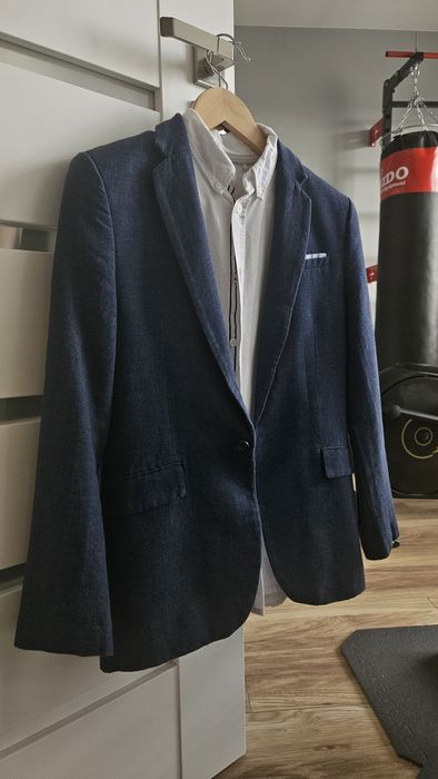 Marynarka, koszula 164 *** H&M***Cool Club