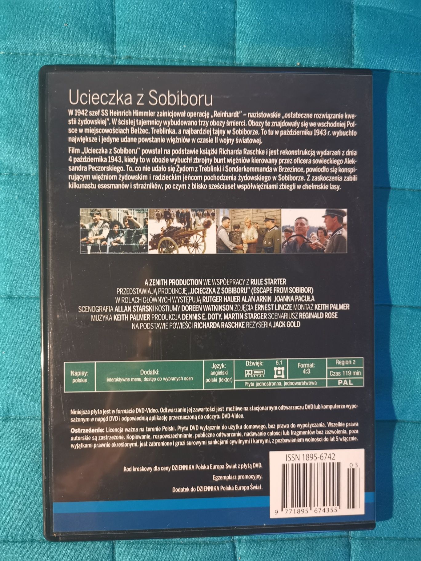 Ucieczka z Sobiboru DVD