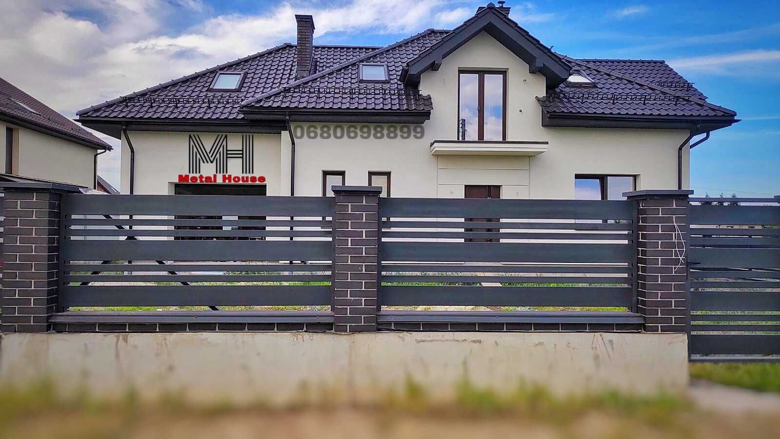 Паркан Ранчо Жалюзі Горизонт огорожа ламелі, доставка