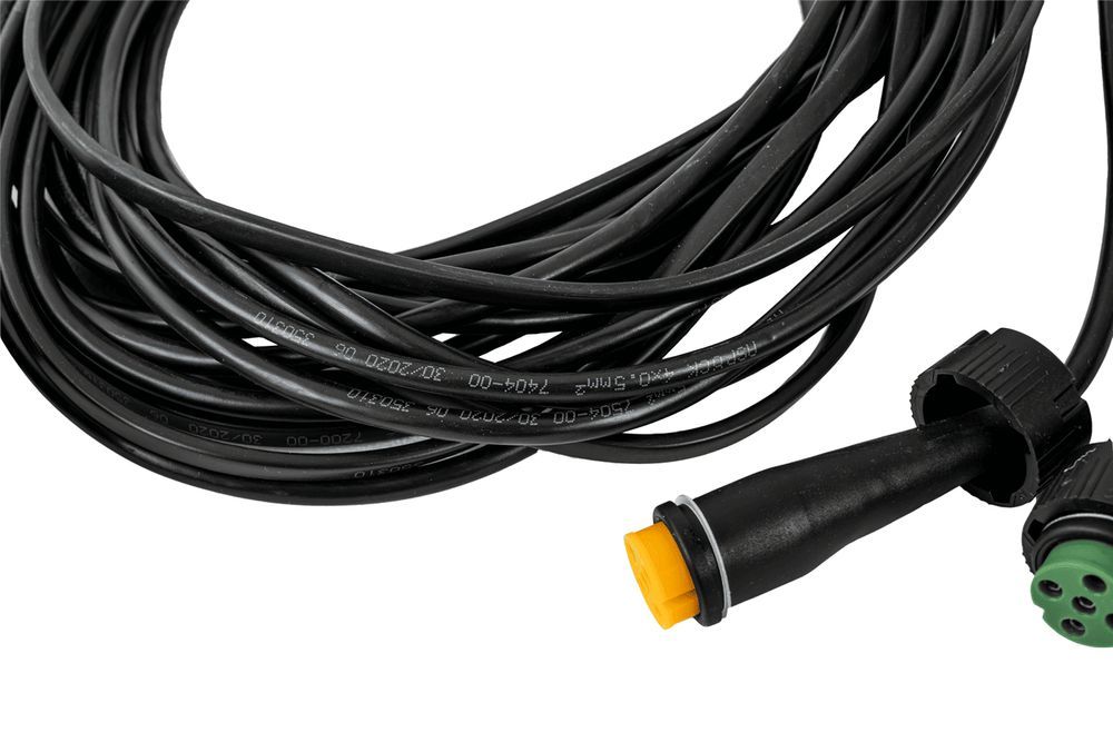 Wiązka przyczepki ASPÖCK 4,5 m wtyczka 7 PIN bajonety 2x 5 PIN